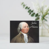 John Adams Postkarte (Stehend Vorderseite)
