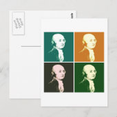 John Adams Postkarte (Vorne/Hinten)