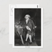 John Adams Postkarte (Vorne/Hinten)