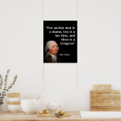 John Adams Quote On Congress Poster (Küche)