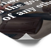John Adams Quote On Our Constitution Poster (Ecke)