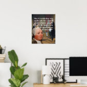 John Adams Quote On Our Constitution Poster (Heimbüro)