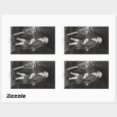 John Adams Rechteckiger Aufkleber (Blatt)