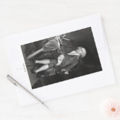 John Adams Rechteckiger Aufkleber (Umschlag)