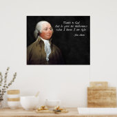 John Adams Stubborn Poster (Küche)