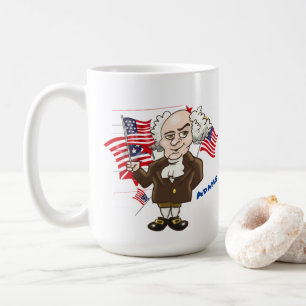John Adams und Thomas Jefferson Kaffeetasse