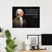 John Adams Zitat Poster (Heimbüro)