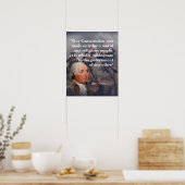 John Adams Zitat zu unserer Verfassung Poster (Küche)