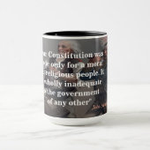 John Adams Zitat zu unserer Verfassung Tasse (Zentrum)