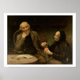 John Anderson, mein Jo, 1894 (Öl auf Leinwand) Poster