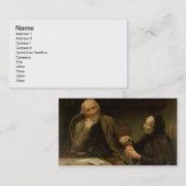 John Anderson, mein Jo, 1894 (Öl auf Leinwand) Visitenkarte (Vorne/Hinten)