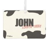 John "Angus Beef" Trendy Air Freshener Autolufterfrischer (Rückseite)