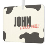John "Angus Beef" Trendy Air Freshener Autolufterfrischer (Links)