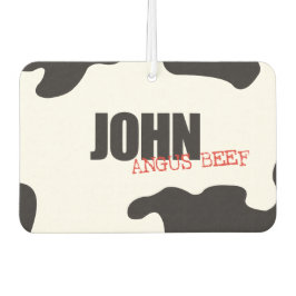John "Angus Beef" Trendy Air Freshener Autolufterfrischer