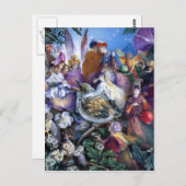 John Anster Fitzgerald: Das Fledgling Postkarte (Vorne/Hinten)