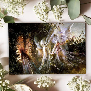 John Anster Fitzgerald Fairies und Gothic Arch Postkarte