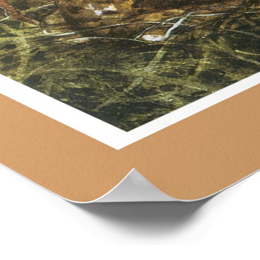 John Anster Fitzgerald The Intruders Poster (Ecke)