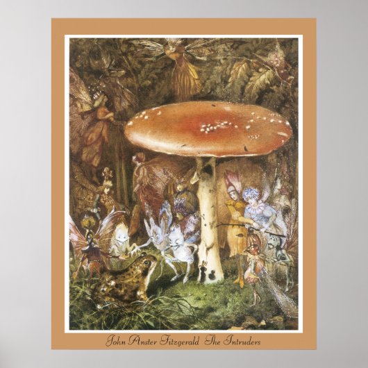 John Anster Fitzgerald The Intruders Poster (Vorne)