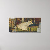 John Atkinson Grimshaw - A Lady in a Classical Leinwanddruck (Vorderseite)