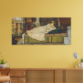 John Atkinson Grimshaw - A Lady in a Classical Leinwanddruck (Insitu (Wohnzimmer))