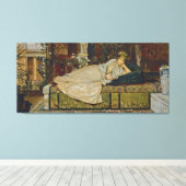 John Atkinson Grimshaw - A Lady in a Classical Leinwanddruck (Insitu (Holzboden))