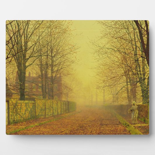 John Atkinson Grimshaw | Abend Glow, c.1884 (Öl) Fotoplatte (Vorderseite)