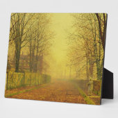 John Atkinson Grimshaw | Abend Glow, c.1884 (Öl) Fotoplatte (Seite)