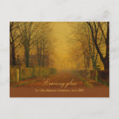 John Atkinson Grimshaw Abend Glow CC0869 Postkarte (Vorderseite)