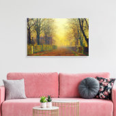 John Atkinson Grimshaw Abend Glow Leinwanddruck (Insitu (Wohnzimmer))