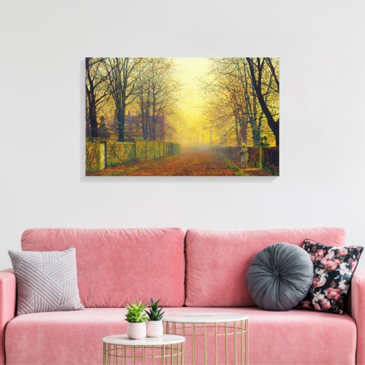 John Atkinson Grimshaw Abend Glow Leinwanddruck (Insitu (Wohnzimmer))