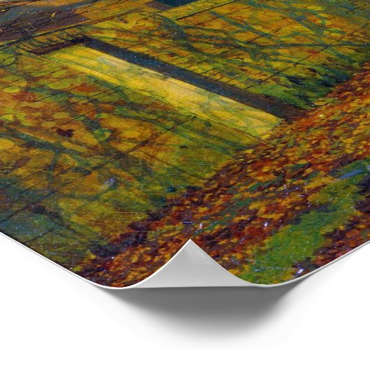 John Atkinson Grimshaw Abend Glow Poster (Ecke)