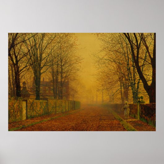 John Atkinson Grimshaw - Abend Glow Poster (Vorne)