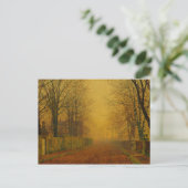 John Atkinson Grimshaw - Abend Glow Postkarte (Stehend Vorderseite)