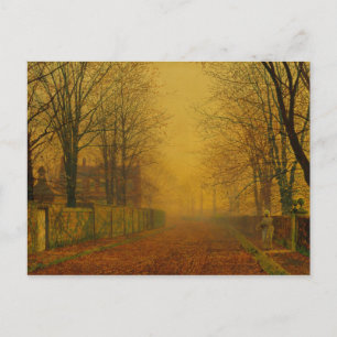 John Atkinson Grimshaw - Abend Glow Postkarte