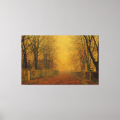 John Atkinson Grimshaw - Abendglühen Leinwanddruck (Vorderseite)