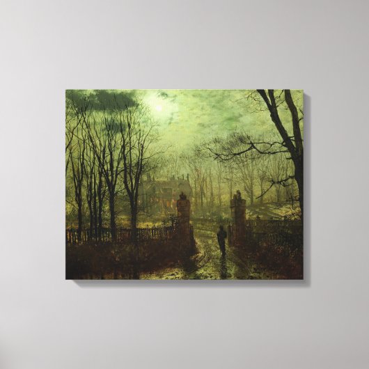 John Atkinson Grimshaw - Am Park Gate Leinwanddruck (Vorderseite)
