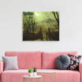 John Atkinson Grimshaw - Am Park Gate Leinwanddruck (Insitu (Wohnzimmer))