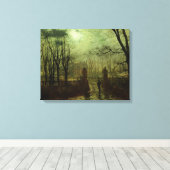 John Atkinson Grimshaw - Am Park Gate Leinwanddruck (Insitu (Holzboden))