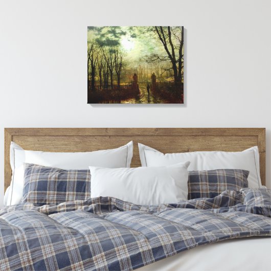 John Atkinson Grimshaw am Park Gate Leinwanddruck (Insitu (Schlafzimmer))