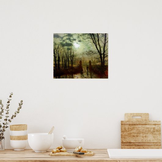 John Atkinson Grimshaw am Park Gate Poster (Küche)