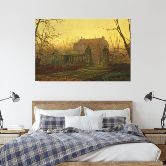 John Atkinson Grimshaw - Autumn Morning Leinwanddruck (Insitu (Schlafzimmer))