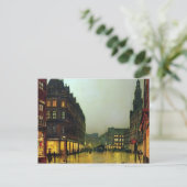 John Atkinson Grimshaw- Boar Lane, Leeds Postkarte (Stehend Vorderseite)