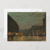 John Atkinson Grimshaw - Boar Lane, Leeds Postkarte (Vorne/Hinten)