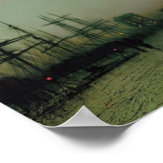 John Atkinson Grimshaw - Canny Glasgow Poster (Ecke)