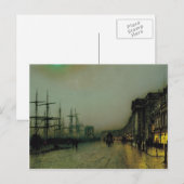 John Atkinson Grimshaw - Canny Glasgow Postkarte (Vorne/Hinten)