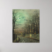 John Atkinson Grimshaw - Das Treffen Leinwanddruck (Vorderseite)