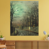 John Atkinson Grimshaw - Das Treffen Leinwanddruck (Insitu (Wohnzimmer))