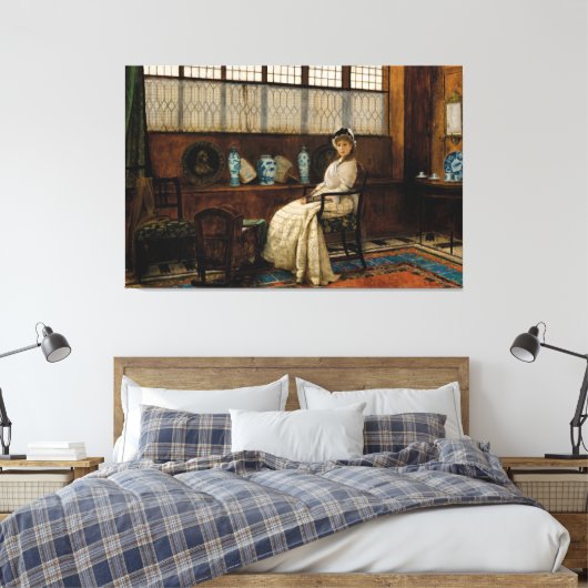 John Atkinson Grimshaw - Das Wiegenlied  Leinwanddruck (Insitu (Schlafzimmer))
