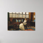 John Atkinson Grimshaw - Das Wiegenlied  Leinwanddruck (Vorderseite)
