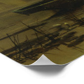 John Atkinson Grimshaw - Die Dame von Shalott Poster (Ecke)